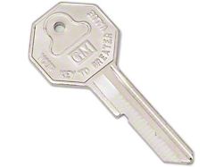 Ignition Key Blank, Octagon, 1967 