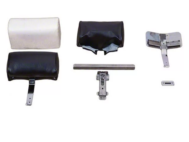 1967 Corvette Leather Headrest Assemblies