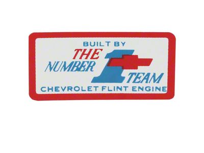 1967 Corvette Valve Cover Decal Flint 1