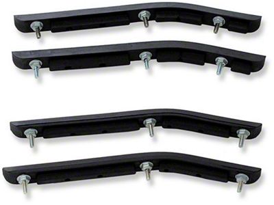 1967 El Camino Bumper Guard Inserts, Front & Rear