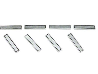 1967 El Camino Door Panel Moldings Metal Buttons, 8 Pcs.