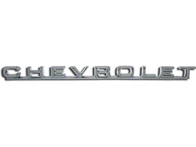 1967 El Camino Tailgate Emblem Chevrolet