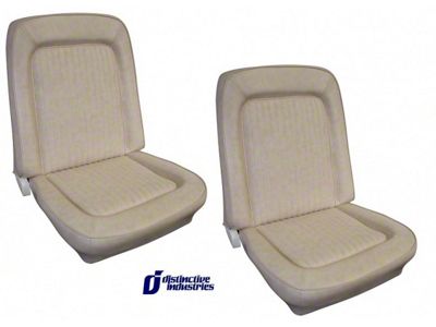 1967 Ford Bronco Front Bucket Seat Covers W/ Rosette Inserts