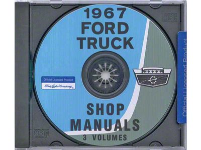 1967 Ford Pickup Shop Manual On USB
