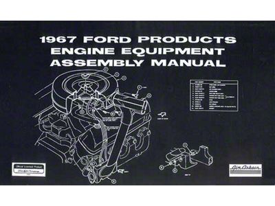 1967 Ford Products Engine Equipment Assembly Manual - 253 Pages