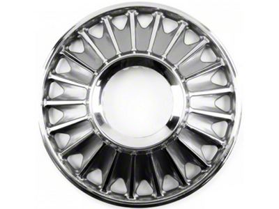 1967 Mustang; 14 Inch Radial Spoke Wheel Cover; Set of 4 Pieces