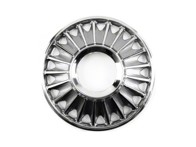 1967 Mustang; 14 Inch Radial Spoke Wheel Cover; Set of 4 Pieces