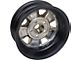 1967 Mustang 14 x 5-1/2 Styled Steel Wheel, Black Rim with Chrome Center