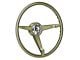 1967 Mustang 3-Spoke Steering Wheel, Ivy Gold