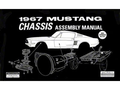 1967 Mustang Chassis Assembly Manual, 74 Pages