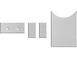 1967 Mustang Deluxe Interior Air Conditioner Vent Aluminum Inserts