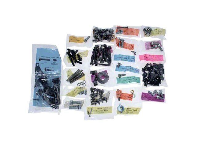 1967 Mustang Engine Hardware Master Kit, 289 V8 with A/C