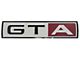 1967 Mustang GTA Front Fender Nameplate Inserts, 390 V8 with C6 Automatic Transmisson