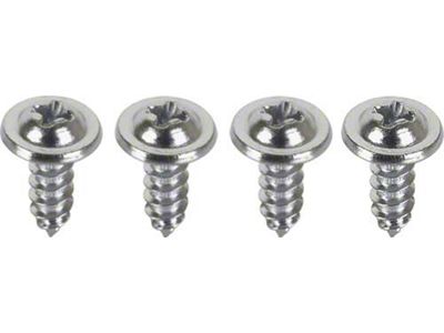 1967 Mustang Kick Panel Mounting Screw Set, 4 Pieces