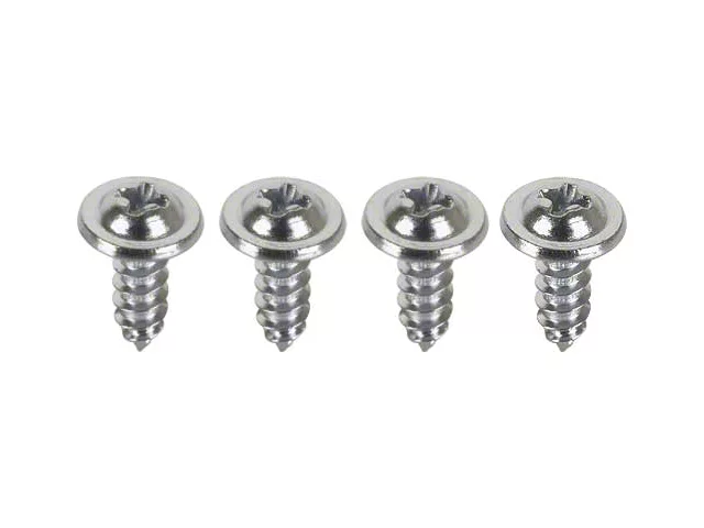 1967 Mustang Kick Panel Mounting Screw Set, 4 Pieces