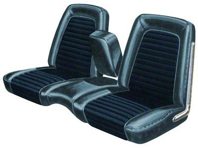 1967 Mustang Standard Front and Rear Bench Seat Covers, Distinctive Industries