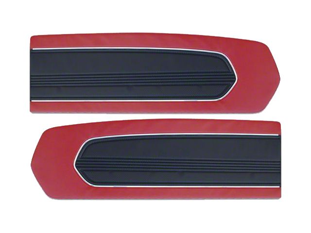 1967 Mustang Standard Interior 2-Tone Door Panels in Factory Colors, Distinctive Industries