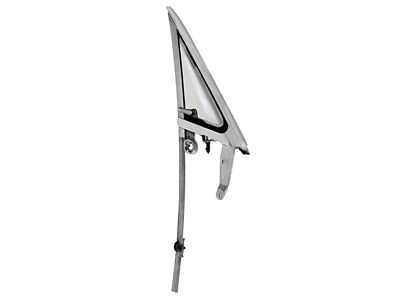 OPR Vent Window Assembly; Clear; Driver Side (1967 Mustang)
