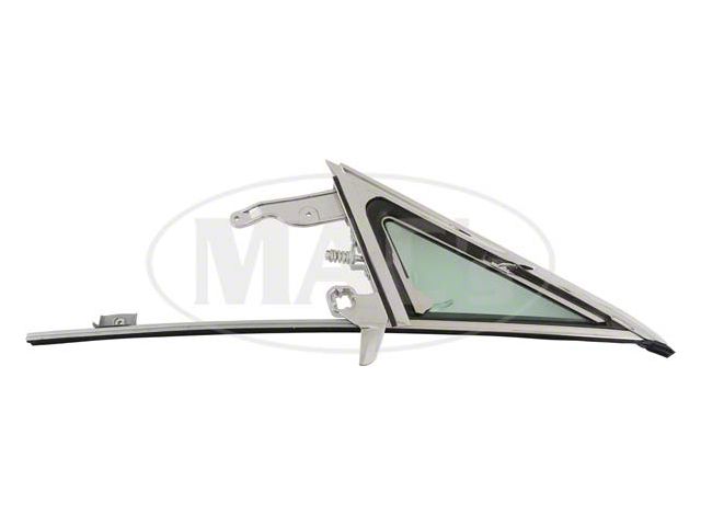 1967 Mustang Vent Window Assembly with Tinted Glass, Left