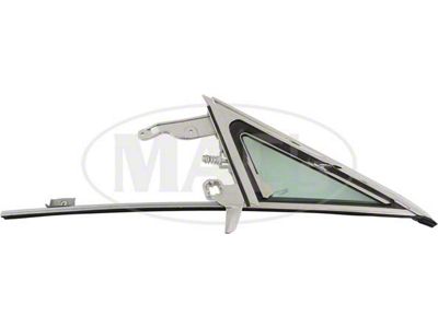 1967 Mustang Vent Window Assembly with Tinted Glass, Left