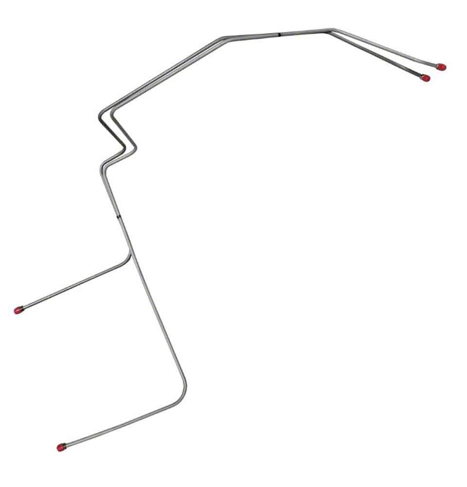 Transmission Cooler Lines Replacement For 1994-97 Ford F150 4WD – 5/16" Steel, 4pc Kit, Exact Fit