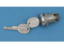Trunk Lock,w/Late Style Keys,68-69