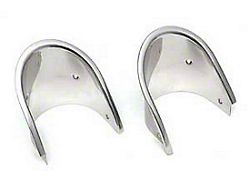 Exhaust Bezels, Stainless Steel, 1968-1969 