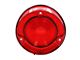 Tail Light Lens; Red Lens; Driver or Passenger Side (68-69 Corvette C3)