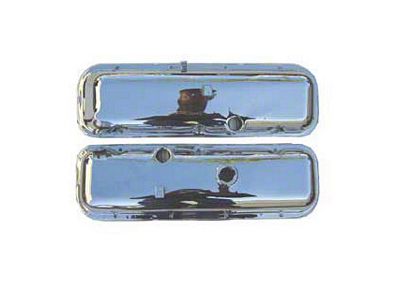 1968-1969 Corvette Valve Covers Chrome With 427ci