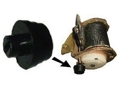 1968-1969 El Camino Seat Belt Retractor Covers Finish Knob Button