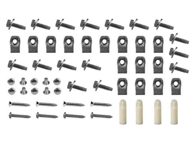 Grille Hardware Kit,70 Pieces,68-69,Ford P/U