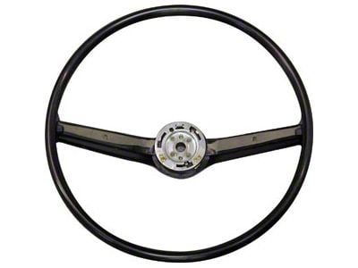 1968-1969 Ford Thunderbird 2-Spoke Steering Wheel, Black