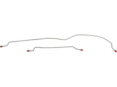 1968-1969 Mustang Brake Line Kit, V8 with Manual Drum Brakes