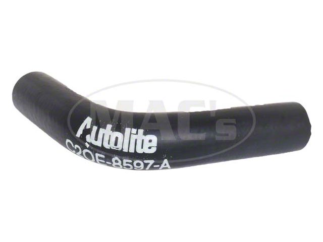 1968-1969 Mustang Bypass Hose with Autolite Logo, 302/351W V8