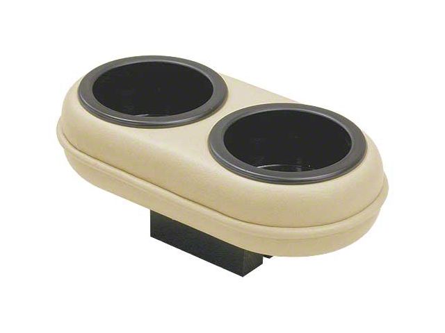 1968-1969 Mustang Plug and Chug Ash Tray Drink Holder, Parchment