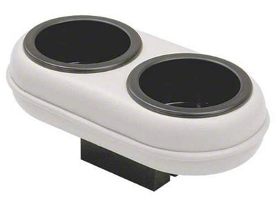 1968-1969 Mustang Plug and Chug Ash Tray Drink Holder, White