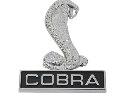 1968-1969 Mustang Shelby GT350/GT500 Cobra Fender Nameplate