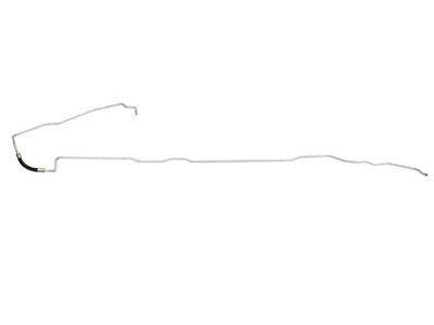 1968-1969 Pontiac GTO / Tempest / LeMans Convertible LH Routing 1/4 Fuel Return Line 1pc, OE Steel