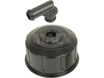 1968-1970 Closed Emissions Oil Cap Black