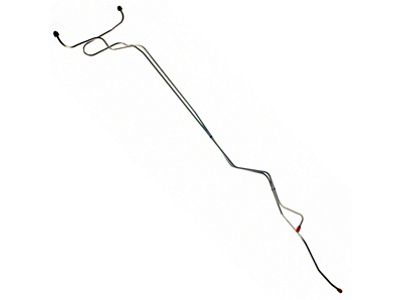 1968-1970 Mustang OEM Steel C6 Transmission Cooler Line Set, V8 After 2/15/68