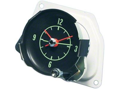 1968-1971 Corvette Clock, Electric Movement, New Reproductio