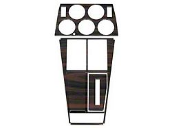 1968-1971 Corvette Dash & Console Kit, Center, For Cars With Air Conditioning, Rosewood