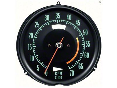 1968-1971 Corvette Electronic Tachometer, 5300 RPM Redline