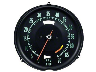 Electronic Tachometer, 6500 RPM Redline (68-71 Corvette C3)