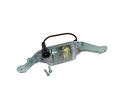 1968-1971 Corvette License Plate Light Assembly With Fiber Optic 