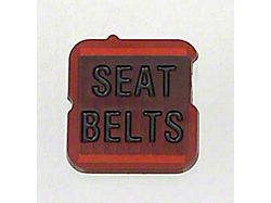 Seat Belt Warning Lens, 1968-1971 