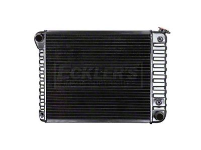 1968-1971 Chevy Nova US Radiator, Copper And Brass, Standard Duty, For Cars With Small Block, Manual Transmission, Three Row