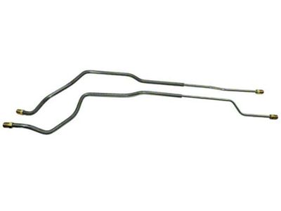 1968-1972 Buick Skylark / Special / GS Rear Axle Brake Lines, Disc -2pc, Stainless Steel