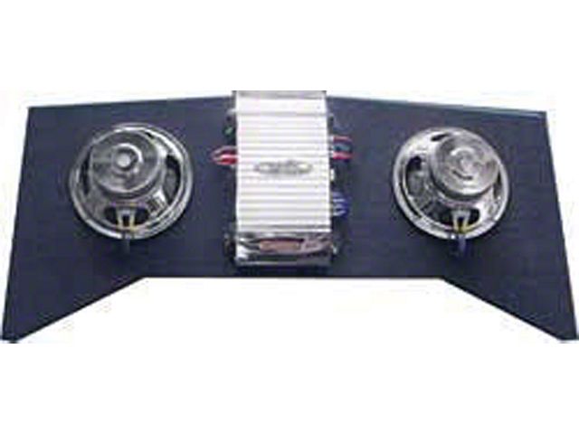 Custom Autosound Backseat Driver Subwoofer/Amp Kit (67-72 Chevelle)