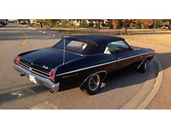 1968-1972 Chevelle Black ConvertibleTop/ Rear Window